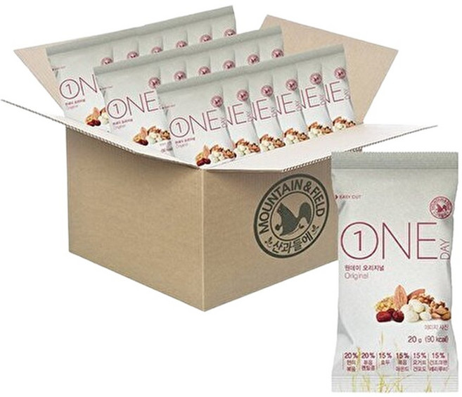 산과들에 T 원데이오리지널100낱봉, 20g, 1개