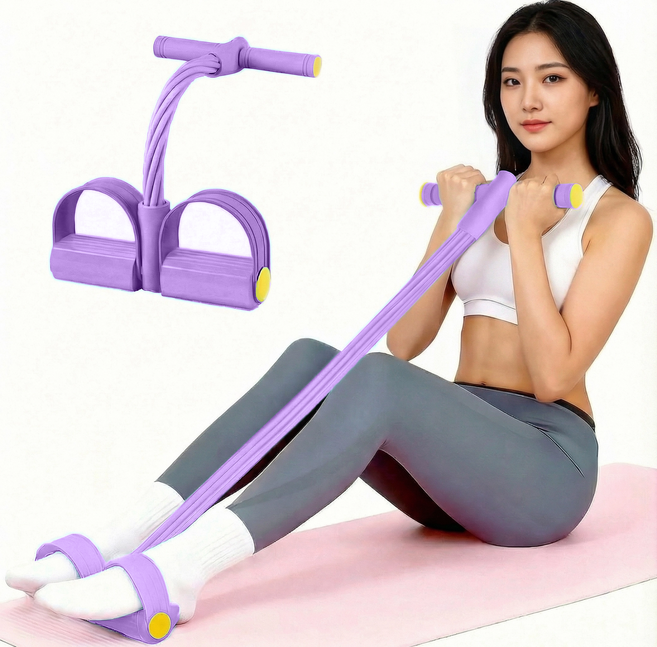 별의 바다 고탄력 홈트 스트레칭 운동 요가 근력운동고무 스포츠 밴드, 1개, 보라색