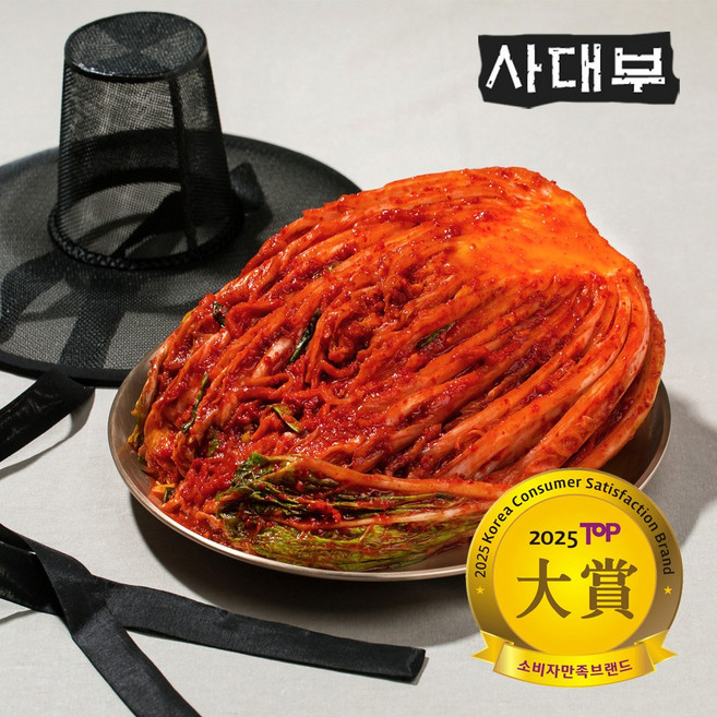 사대부 포기김치 3kg(국내산 100% 원재료 한국소비자만족브랜드 대상), 3kg, 1개