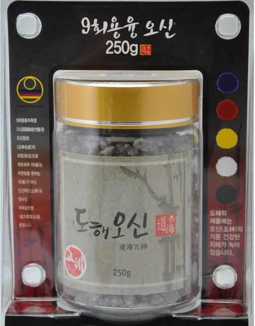 도해 오신 (고체) 250g 프리미엄 죽염 최고급 죽염명인수제품, 1개