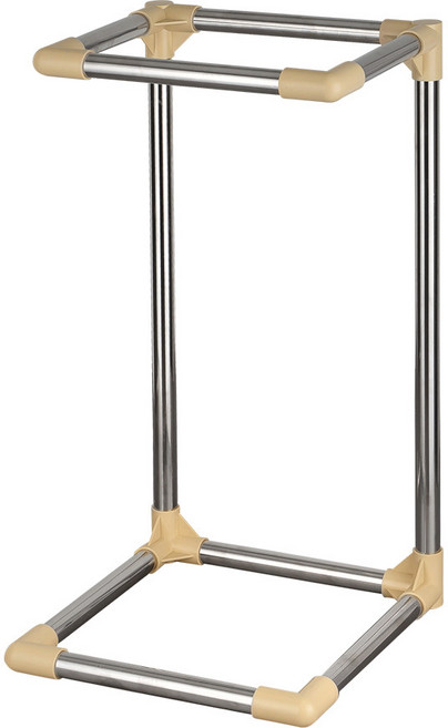 스마트 투입구형 산업용 50리터 스텐레스 종량제 대형 쓰레기통 분리수거함