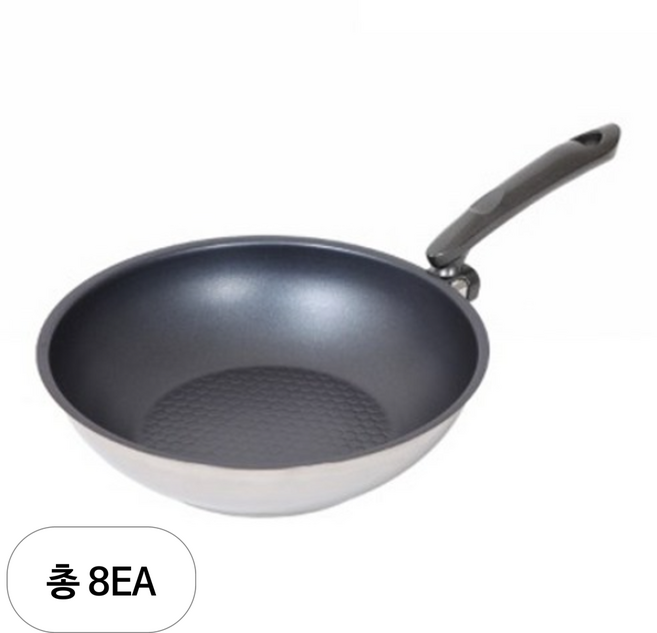 알텐바흐 인덕션 올클래드 바닥 5중 스텐팬, 28cm, 8개