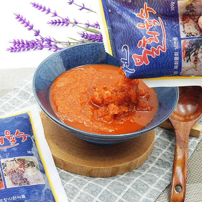 포항맛집 물회육수 시원 물회 양념 소스 300g, 10개