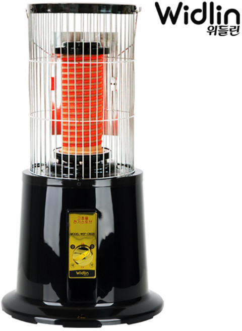위들린 전기 히터 난로 난방기 가정용 사무실 원적외선 스토브, 1. 위들린_WSF-C6010_8평형+3종칼세트