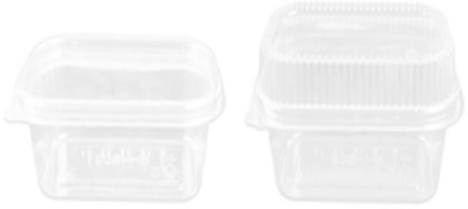 취향곳간 투명 티라미수 용기 미니보틀케이크용기, 고