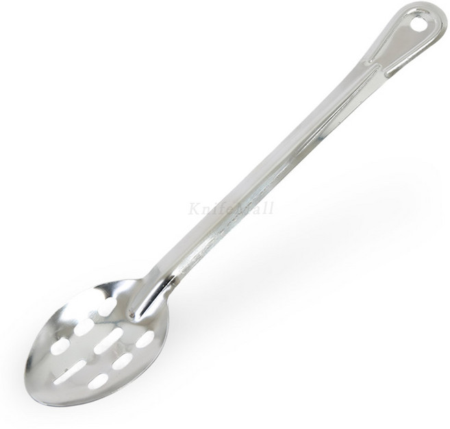 스텐 롱 다대스푼 390mm 서빙 뷔페스푼 단체급식, 다대스푼(타공), 1개