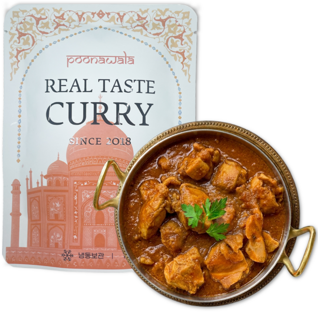 [180g]푸나왈라 대구 줄서서 먹는 인도커리, 180g, 1개, 치킨로컬스프커리