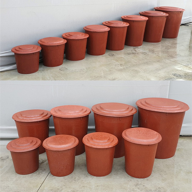 나루팜 고무통 고무다라 고무대야 전통 고무다라이 장독, 2개