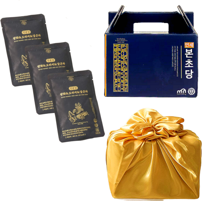 [연본당] 쌍화&도라지&갈근차: 쌍화차장인의 겨울철 추천 목편한 전통차 by 연세본초당 Since1988, 80mg, 20개입, 1박스