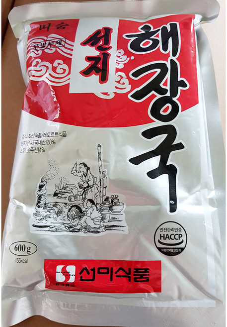 선미식품 선지해장국 ( 선미 600g ), 25개
