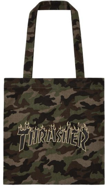 트래셔 THRASHER 트레셔 코튼 에코백 카모 176005