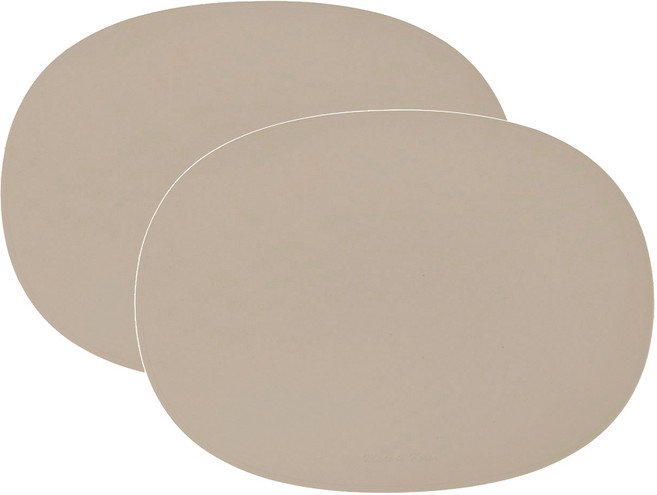 국산 실리콘 식탁매트 방수 테이블매트 41x30cm, 샌드, 41 x 30 cm, 2개