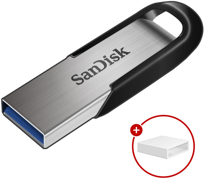 샌디스크 Ultra Flair 울트라 플레어 USB 3.0 SDCZ73 + USB 보호캡, 1개, 64GB