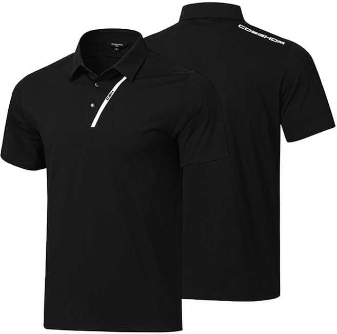 코즈홈 심플라인 폴로 쿨링 반팔 티셔츠 골프복 명품골프웨어