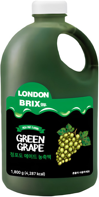 런던브릭스 청포도 에이드, 1.8L, 1개