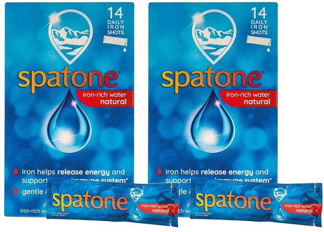 스파톤 데일리 철분 샷 내추럴, 560ml, 2개