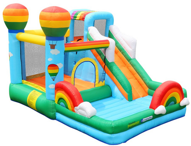 바운스브라더스 0240 레인보우벌룬 에어바운스, 1개