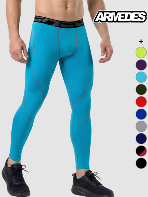 아르메데스 남성용 기능성 축구 야구 라이딩 트래킹 언더레이어 9부 긴바지 ID-1061