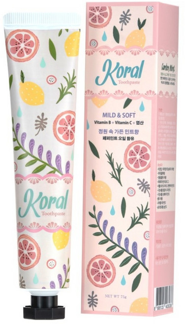 코랄치약 임산부전용 무불소 잇몸질환, 1개, 75g