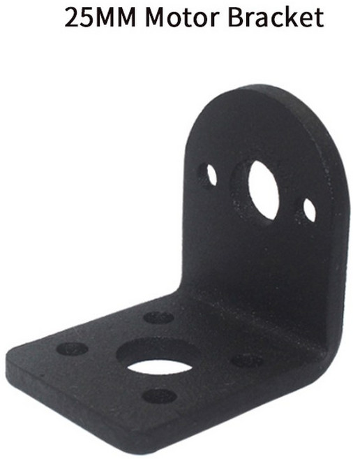 모터 브래킷 L자형 베이스 금속 거치대 JGY 5840 장착 31ZY, 25MM Motor Bracket, 1개