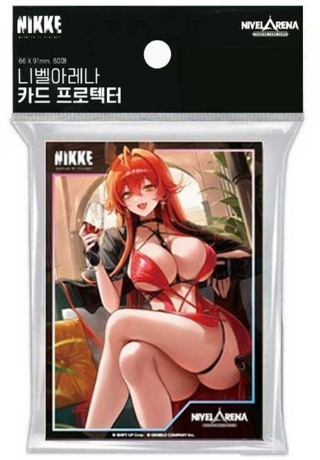 니벨아레나카드프로텍터 (레드후드넌센스레드), 1개