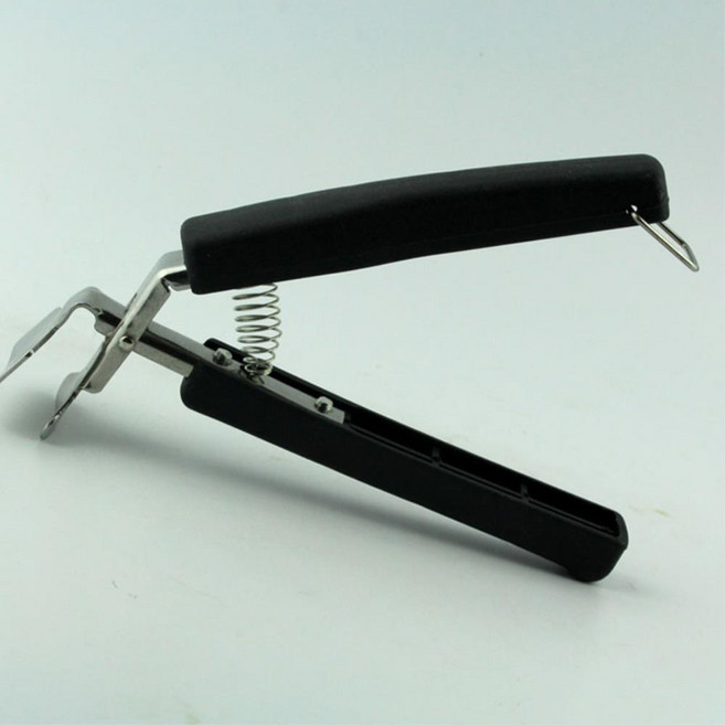 뜨거운 접시 뚝배기 냄비 안전 손잡이 집게 그릇집개, 뚝배기 손잡이-블랙, 1개