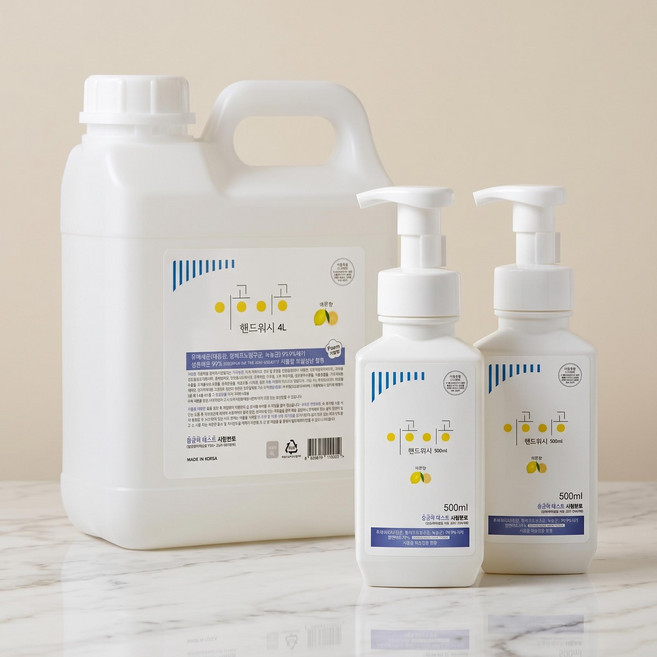 이공이공 대용량 리필 거품형 물비누 4L 손세정제 핸드워시 거품비누 고보습 피부진정 500ml, 딸기버블검 - 이공이공 핸드워시 4L 1개 + 2개, 3개, 300ml