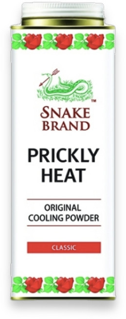 泰國 SNAKE BRAND 蛇牌爽身粉 經典玫瑰, 280g, 1件