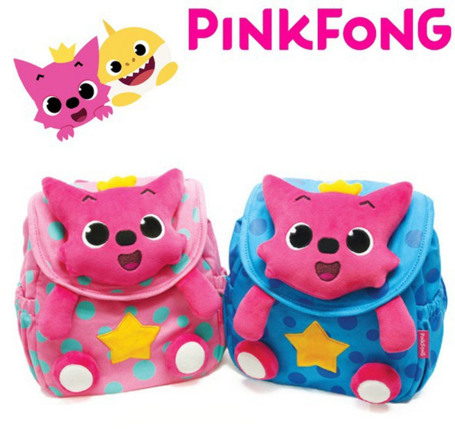 #悠西將# {韓國帶回} 碰碰狐 pinkfong 鯊魚寶寶 防走失 包包 背包 鯊魚背包 碰碰狐背包 幼兒 寶寶