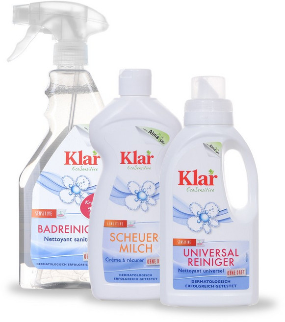 클라 무향 욕실세정제 주방클리너 만능클리너 Klar 청소세제 500ml X 3개