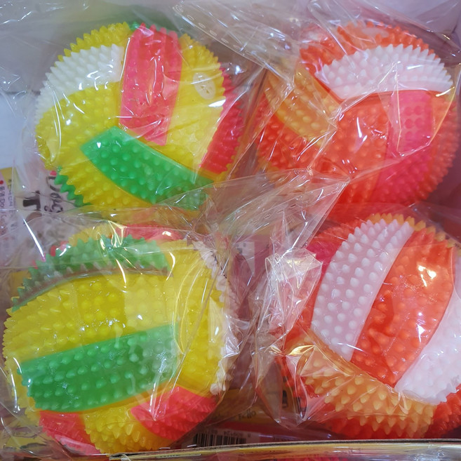 펫씨스터 강아지 불들어오는 공 장난감 도기프랜드 발광공, 1개