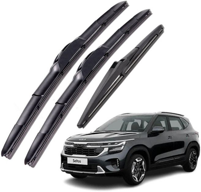 기아 셀토스 호환 메탈 5단 관절 와이퍼 블레이드 윈도우 브러쉬, 셀토스(19~현재)-3SD600+450mm, FR200(12인치)셀토스-19.07~현재