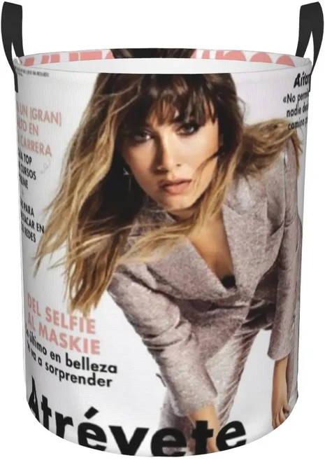 맞춤형 뷰티 아이타나스 스페인 가수 세탁 바구니 대형 음악 소녀 장난감 정리함, 02 50x40 cm, 02 22