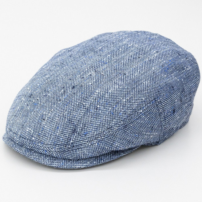 스텟슨 켄트 실크린넨헤링본 헌팅캡 모자 6212504