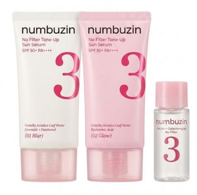 넘버즈인 3번 도자기결 톤업베이지 선크림 50ml 2종 택1 (+클렌징오일20ml증정 SPF50+ PA++++), 1개, 글로우