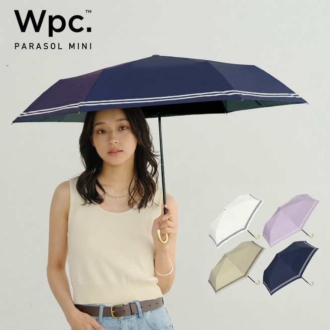 WPC 3단 양산 세일러 UV차단 일본 우양산