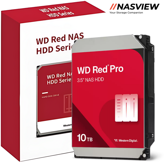WD RED PLUS NAS 전용 HDD SATA3 하드디스크, WD101EFBX, 10TB