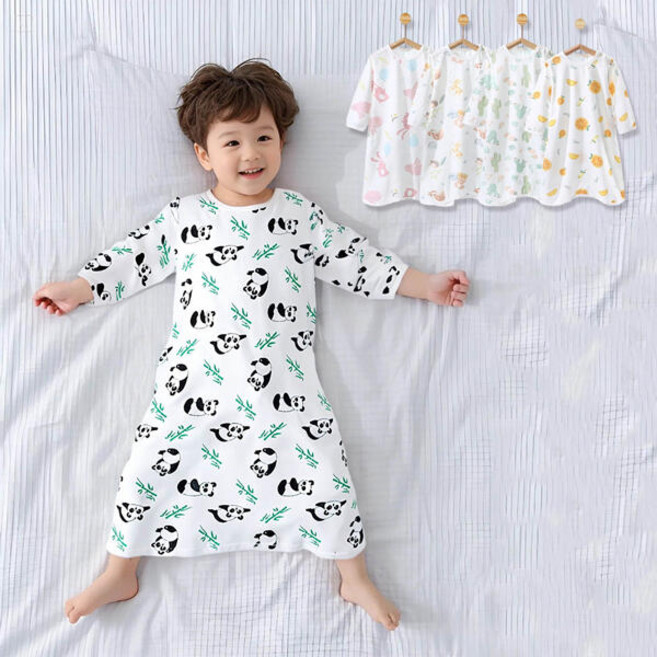 조이멀티 엠케이 통기성 나이트슈트 실내 메쉬 면 수면 우주복