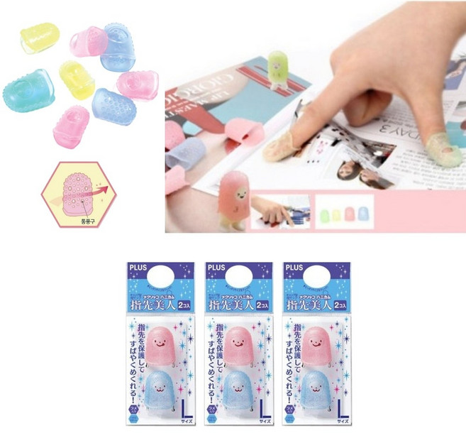 PLUS 플러스 손가락골무 손끝미인, 3개, 대(KM503)