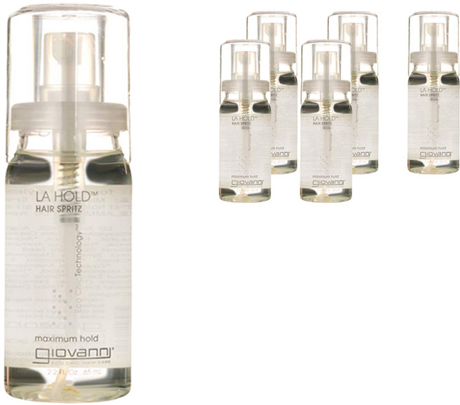지오바니 L.A. 홀드 헤어 스프리츠 맥시멈 고정력, 65ml, 6개