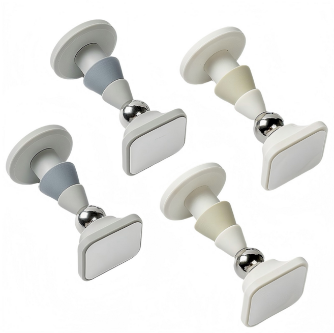 실리콘 트리 스타일 홈 현관문 자석 도어스토퍼 인테리어 무타공도어스토퍼, 4개