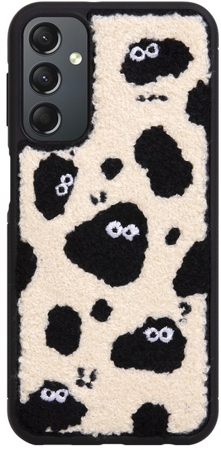 먼지 뽀글이 자수 범퍼 케이스