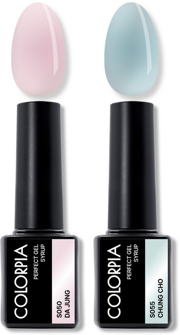칼라피아 원스텝 퍼펙트젤 시럽 젤네일 세트, 1세트, 04. 다정+청초