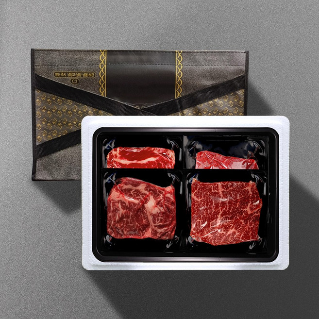 [기품맛담] 1등급 명품숙성한우 800g 선물세트 2호(꽃2안2채2특2), 1개
