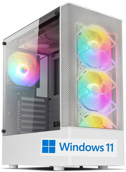 바른컴퓨터 게이밍 컴퓨터 조립PC 본체 사무용 롤 발로란트 피파 팰월드 배그, 바른컴 T4, 500GB, 16GB, Free DOS, AMD RX 580, INTEL/AMD