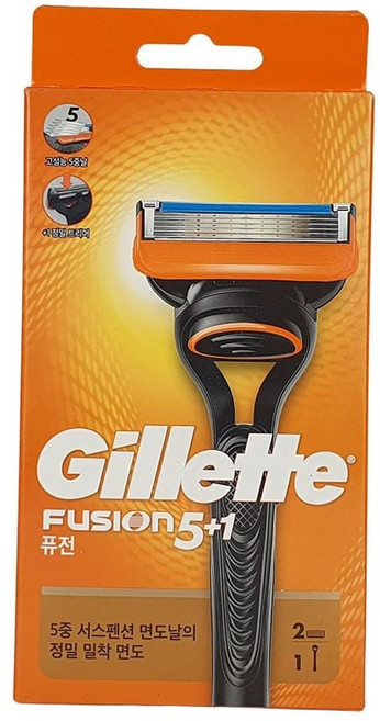 퓨전 매뉴얼 면도기날2입 Fusion