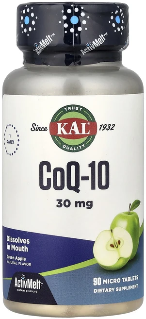 KAL CoQ10 그린 애플 30mg 마이크로정 90정, 5개 - 쿠팡