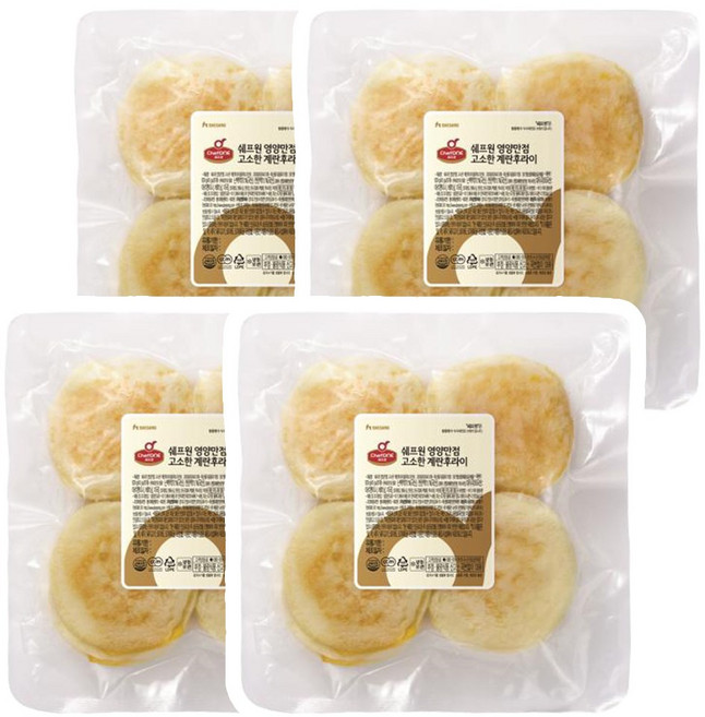 쉐프원 영양만점 계란후라이 900g, 4개