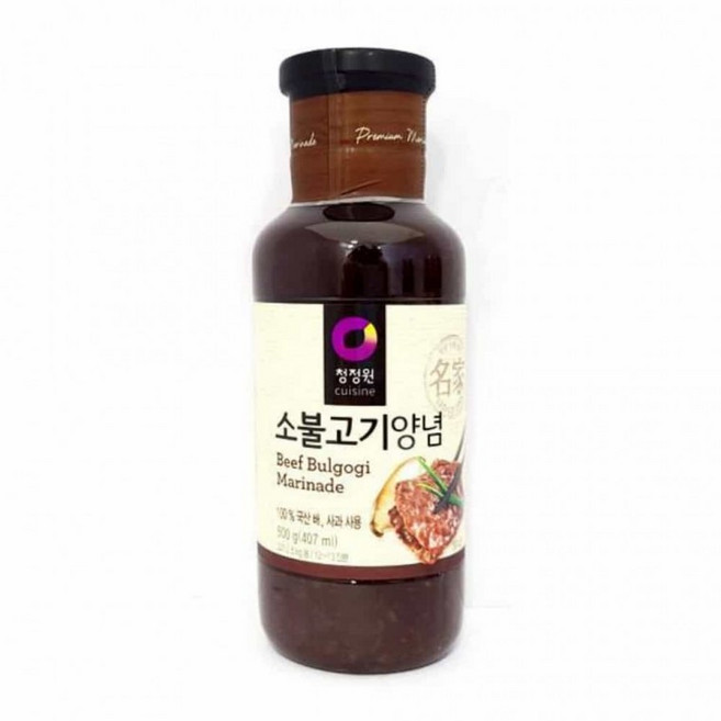 돼지갈비양념 갈비찜양념 불고기양념 불고기 갈비 양념 500g, 1개