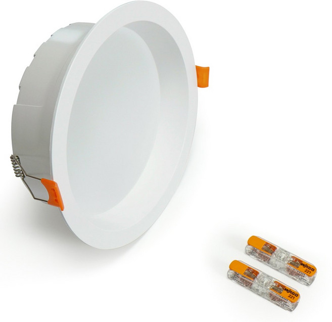 [DIY셀프] 오스람 LED 움푹 다운라이트 6인치 15W 4000K(아이보리빛), 주백색, 1개